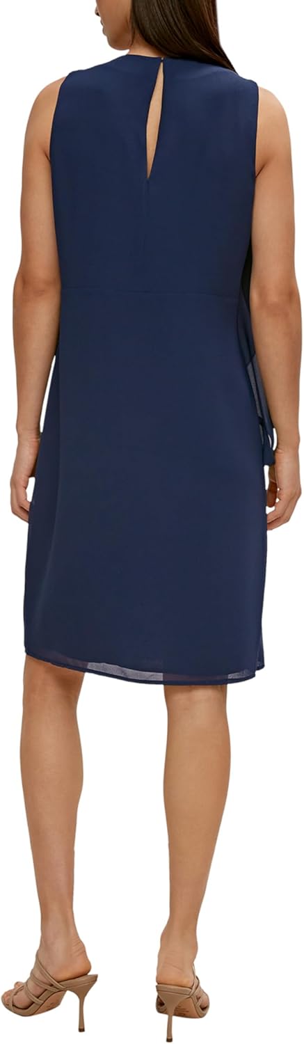 comma Kleid kurz besondere Anlässe 36 5876 Tiefblau, 36 5876 Tiefblau