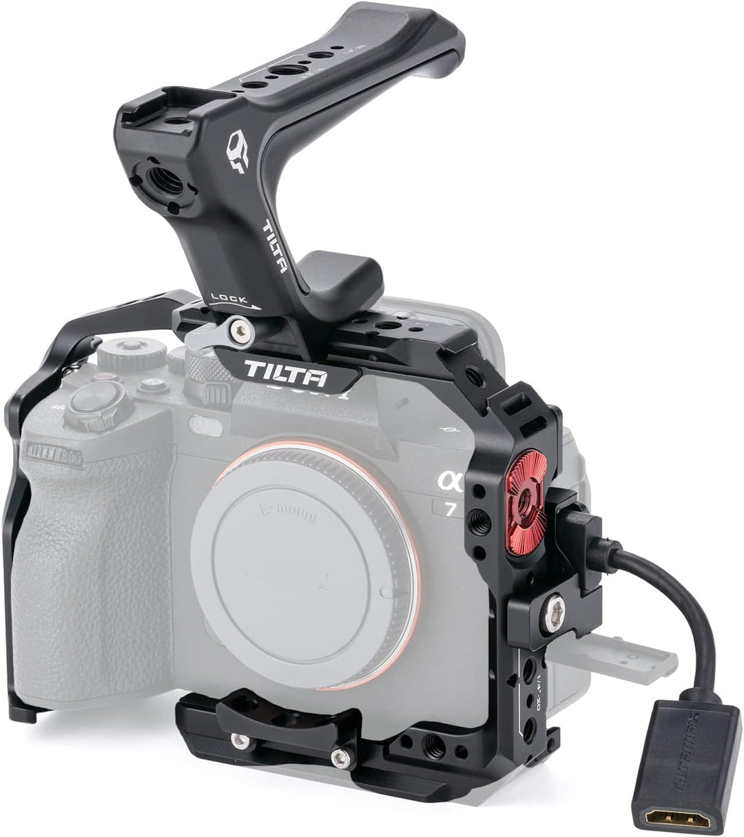Tilta Full Camera Cage Kompatibel mit Sony a7 IV Basic Kit Video Movie Filmmaking Rig, mit Camera Ca