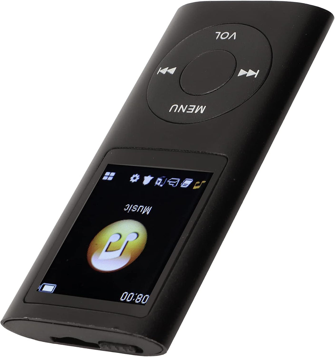 Yctze MP3/MP4-Player, Tragbarer Musikplayer mit Kopfhörer, 1,8-Zoll-HD-Bildschirm, Unterstützt Bis z
