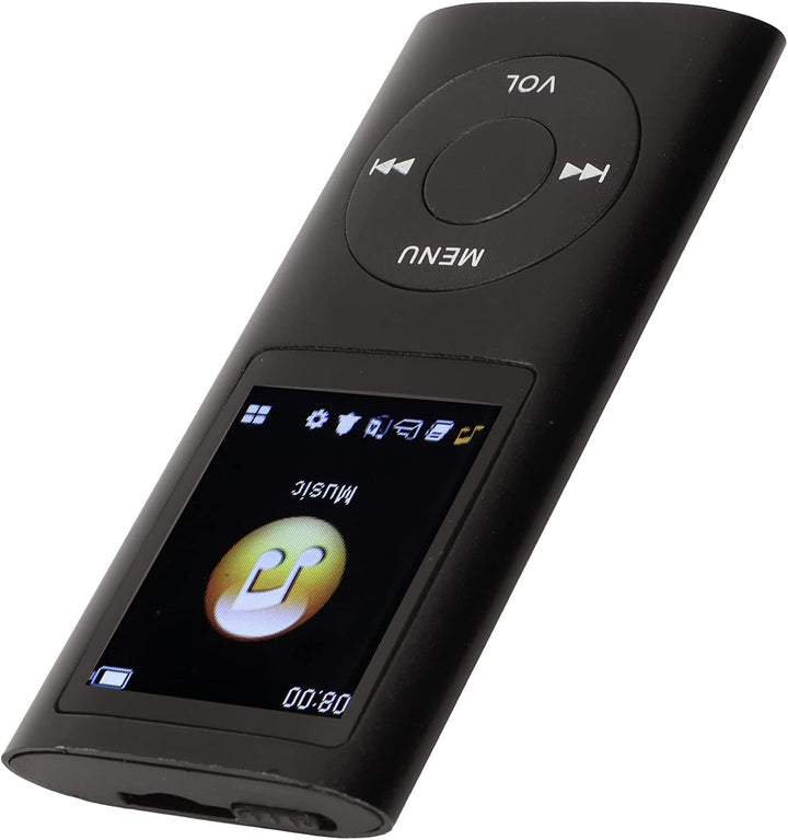 Yctze MP3/MP4-Player, Tragbarer Musikplayer mit Kopfhörer, 1,8-Zoll-HD-Bildschirm, Unterstützt Bis z