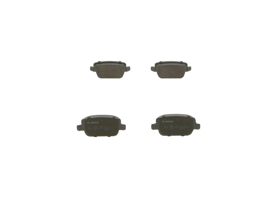 Bosch BP1119 Bremsbeläge - Hinterachse - ECE-R90 Zertifizierung - vier Bremsbeläge pro Set