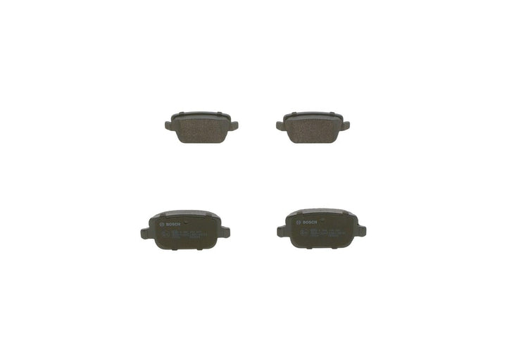 Bosch BP1119 Bremsbeläge - Hinterachse - ECE-R90 Zertifizierung - vier Bremsbeläge pro Set