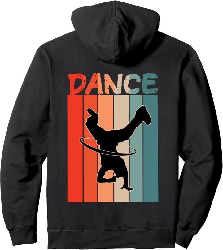 Breakdance B-Boy Retro Tänzer Pullover Hoodie