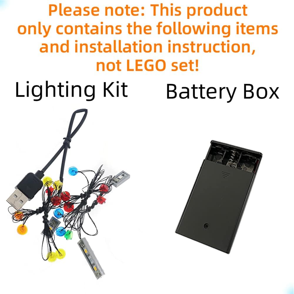 GEAMENT Licht-Set Kompatibel mit Lego Paranormaler Abfang-Bus 3000 (Paranormal Intercept Bus 3000) -