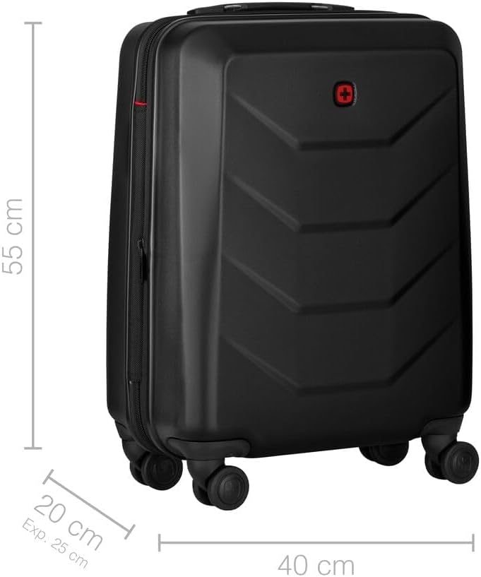 WENGER Prymo Carry-On Hartschalenkoffer, Handgepäck, Trolley, 36 (43) l, Sicherheitsschloss, Damen H