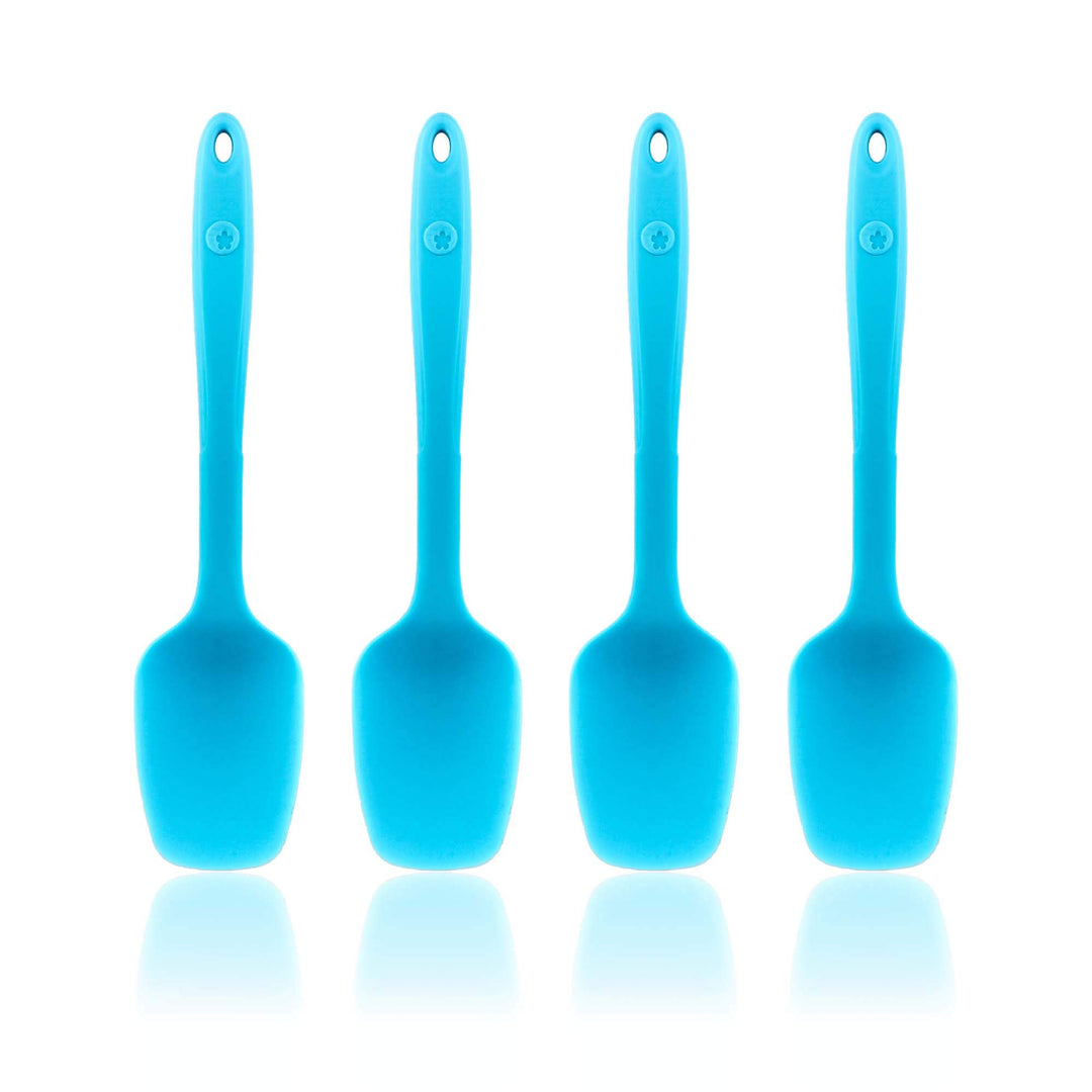 Kochblume Flexlöffel S 4er Set | Premium-Silikon & BPA frei| Hitzebeständig | Spülmaschinenfest | Fa