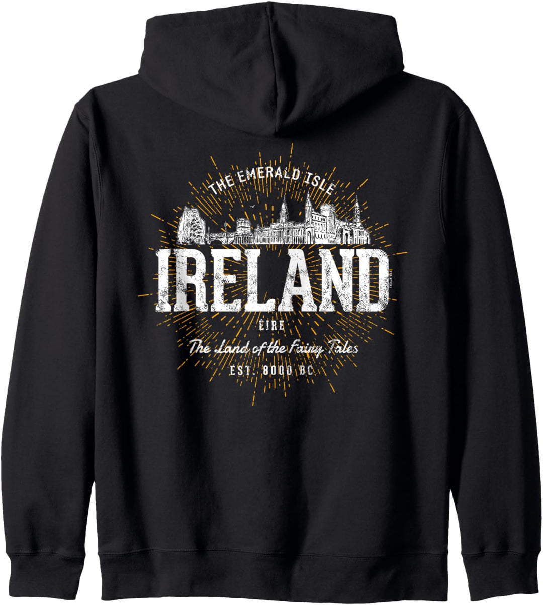 Ireland Vintage Stil Retro Irland Kapuzenjacke