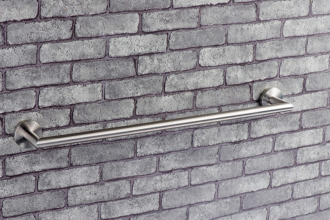 Ambrosya - Handtuchhalter zum Bohren - Badetuchhalter Handtuchstange Handtuch Haken Halter Wand Bad