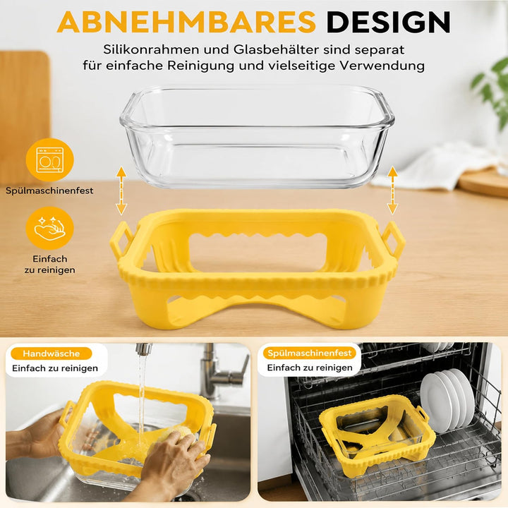 Auflaufform Airfryer Gross für Cosori Turboblaze Airfryer XXL 6L/Ninja Heissluftfritteuse MAX PRO 6,