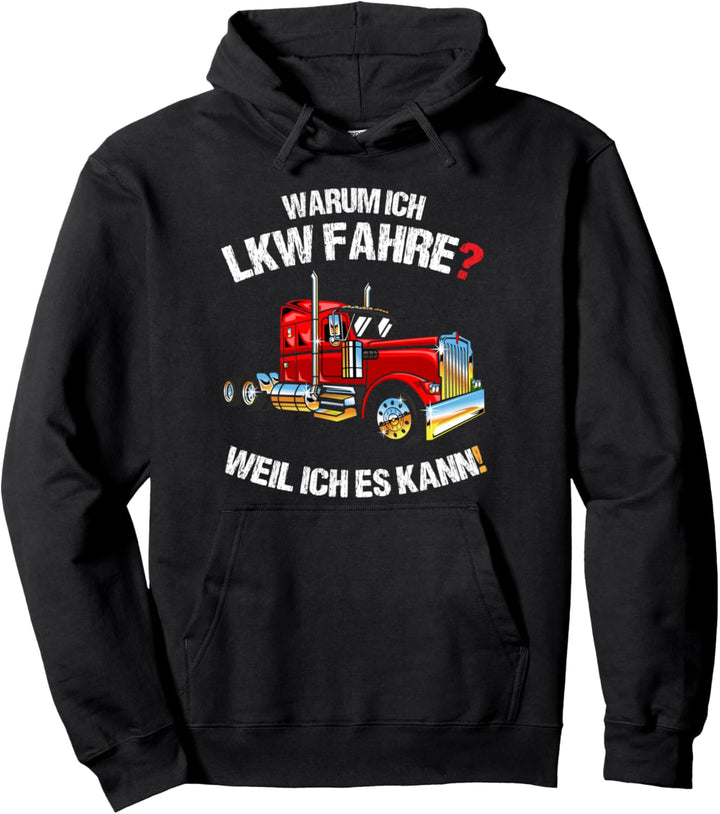 LKW Fahrer Brummi Kraftfahrer Namensschild LKW Zubehör Pullover Hoodie