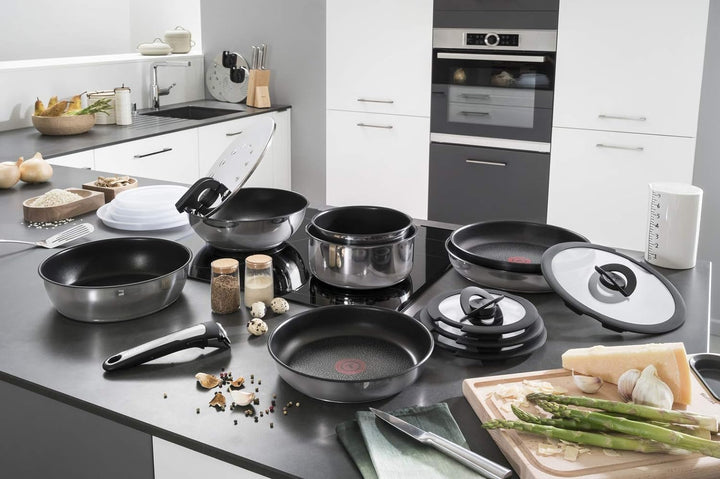 Tefal Ingenio Preference L9408702 Stieltopf-Set, 16/20 cm, Induktion, Antihaftbeschichtung, abnehmba
