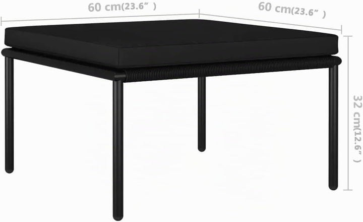 vidaXL Gartenmöbel 3-TLG. mit Auflagen Sitzgruppe Garten Garnitur Lounge Sofa Sitzgarnitur Gartenset