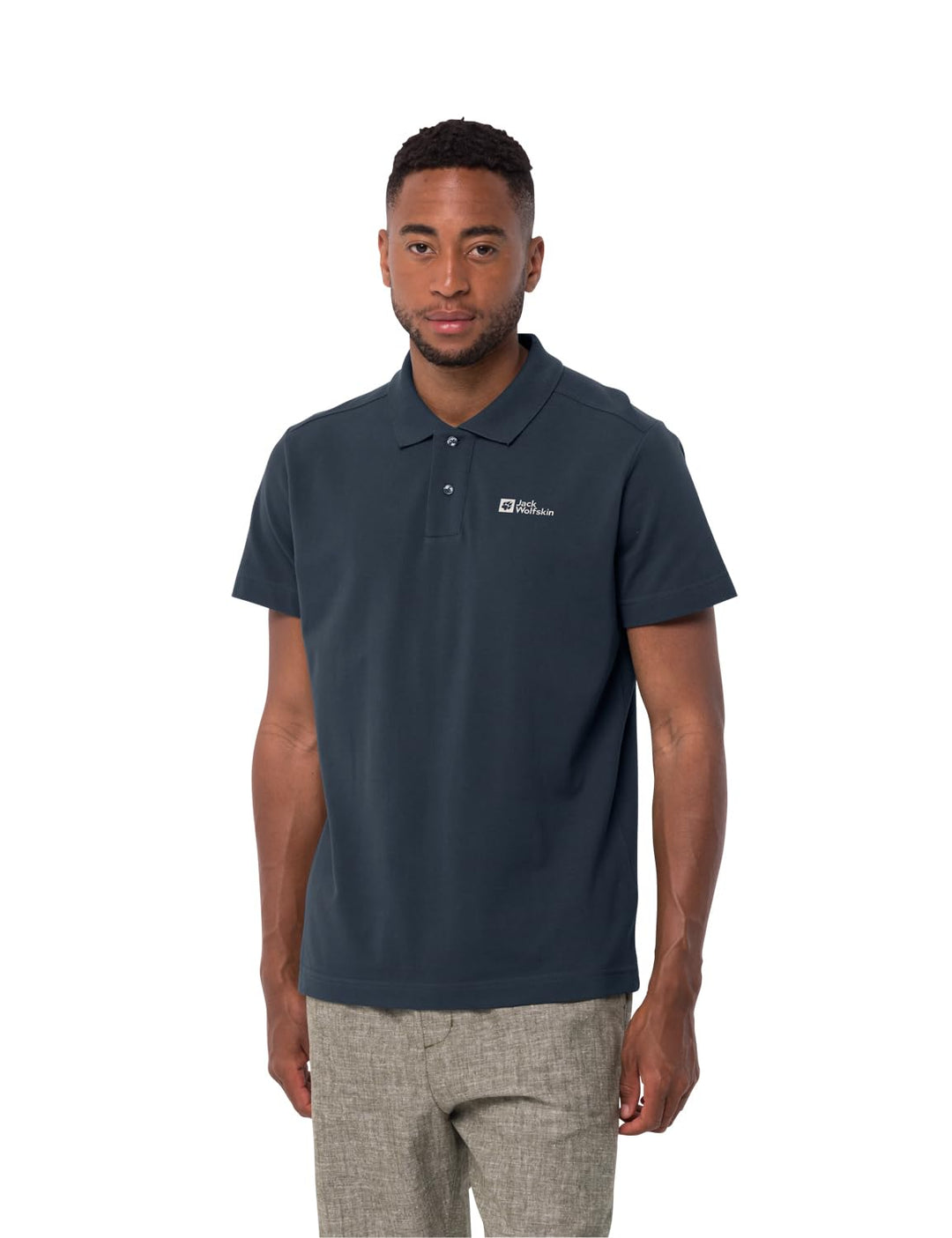 Jack Wolfskin Herren Essential Polo M Polo S Night Blue, S Night Blue