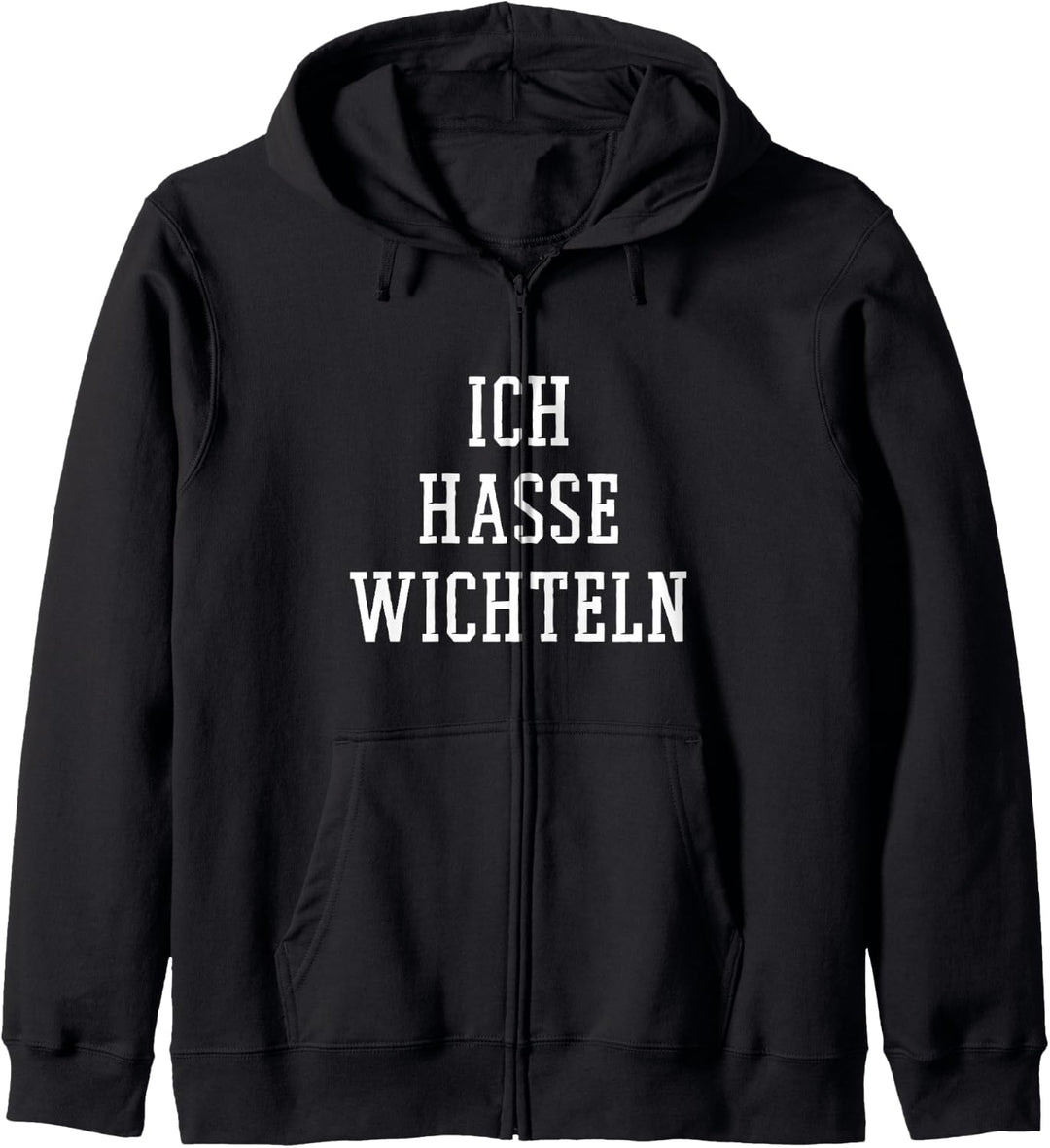 Weihnachtswichteln ICH HASSE WICHTELN Kapuzenjacke