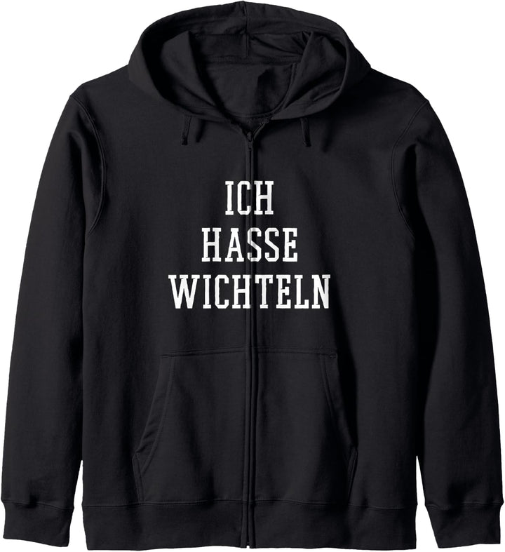 Weihnachtswichteln ICH HASSE WICHTELN Kapuzenjacke