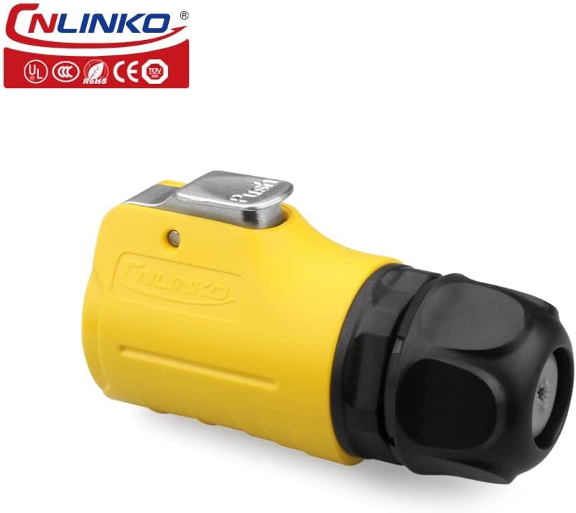 CNLINKO LP-20 Industrieller wasserdichter Steckverbinder IP68 Rundsteckverbinder Schnellkupplungs-Av