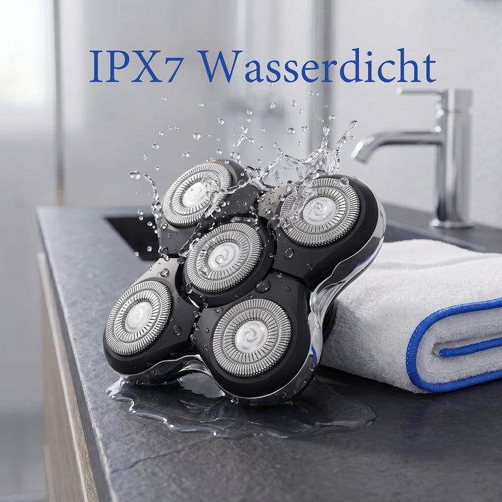 Ersatzköpfe kompatibel mit Remington RX7,XR1600,BOSS XR7120,XR7100 1 Stück | 5 Dual-Track-Klingen au