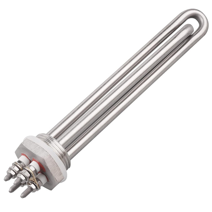 AIICIOO Heizelement Edelstahl 1 Zoll 2U 24V 1200W, 24V 1200W