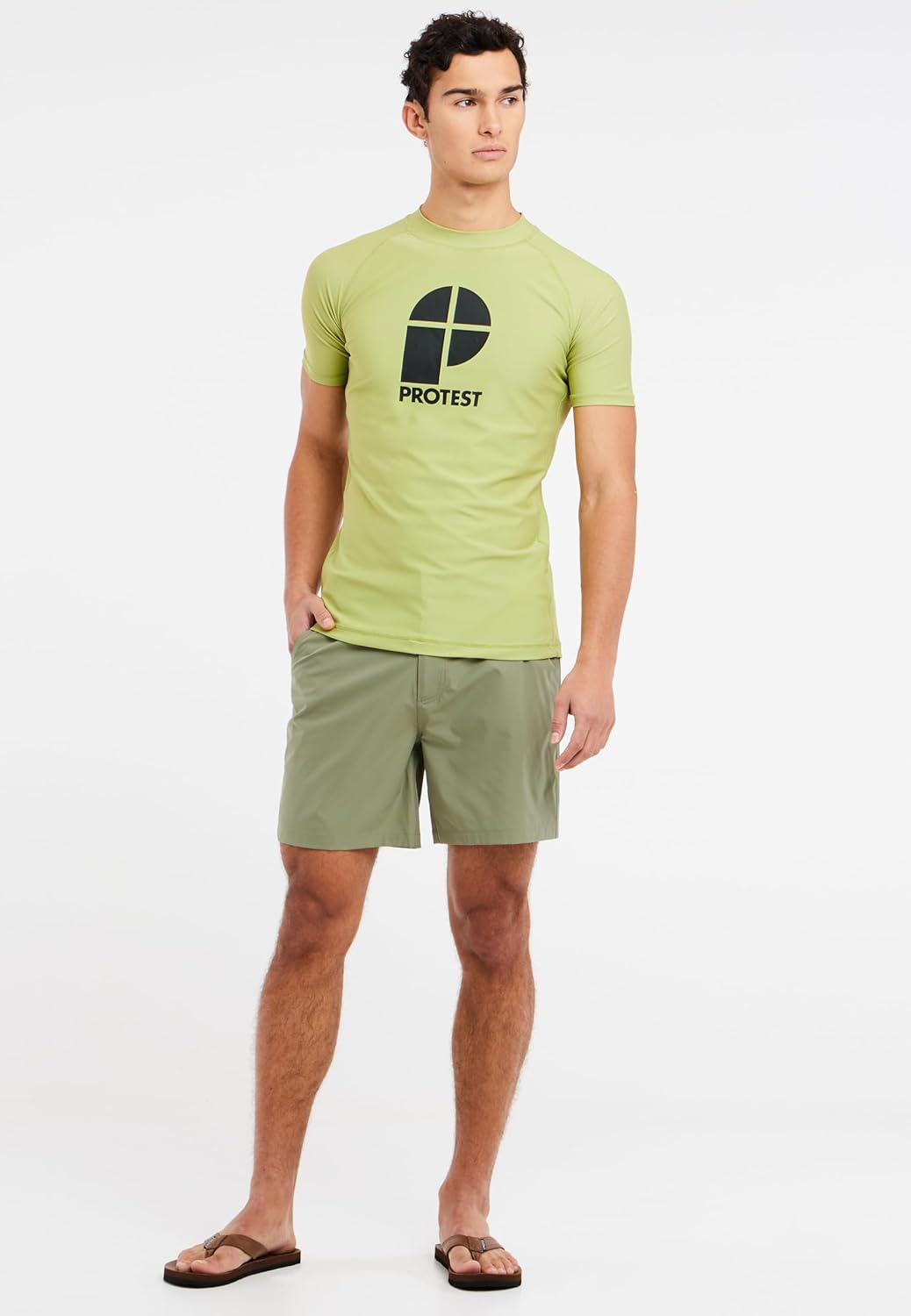 Protest Men Skijacke Blake M Algaegreen, M Algaegreen