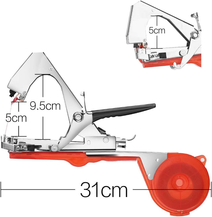 DrRobor Bindezange für Pflanzen Bandzange Bindemaschine für Rebe, Trauben, Tomaten, Wein Obst