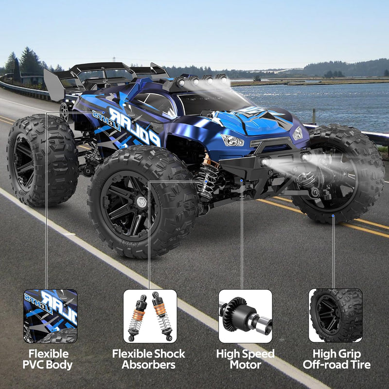 JOYTREKY Ferngesteuertes Auto, RC Auto 1：14 Monster Truck 45KM/H 2.4GHz 4WD Offroad Fahrzeug Geschen