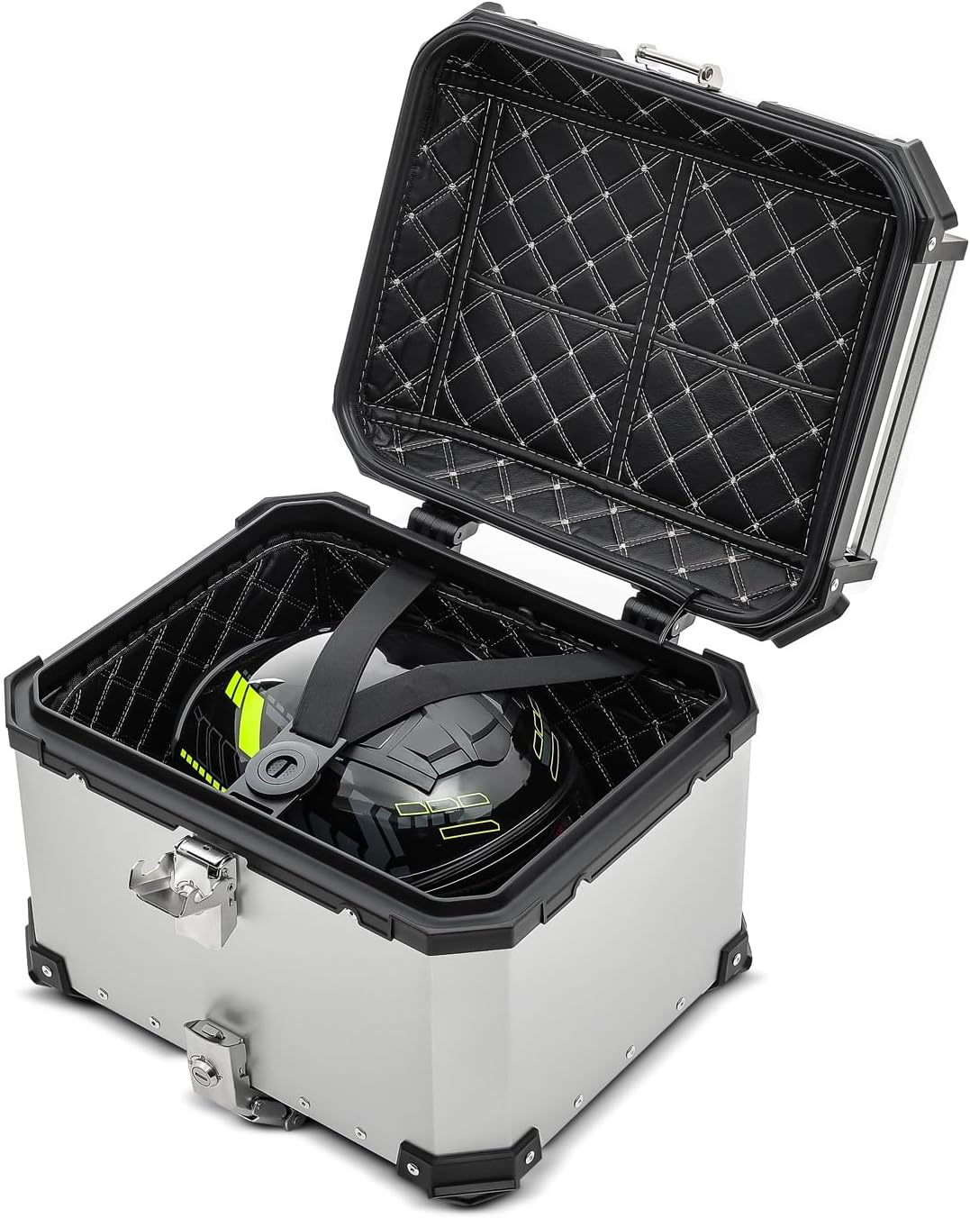 Alu Topcase für BMW R 1200 GS / Adventure Aluminium Bagtecs XB45 silber