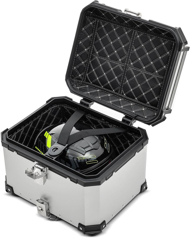 Alu Topcase für BMW R 1200 GS / Adventure Aluminium Bagtecs XB45 silber