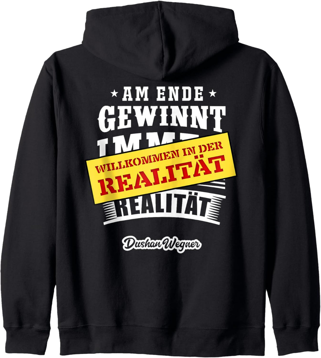Willkommen in der Realität Kapuzenjacke