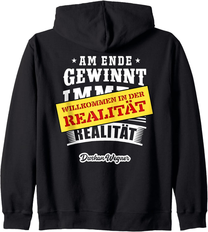 Willkommen in der Realität Kapuzenjacke
