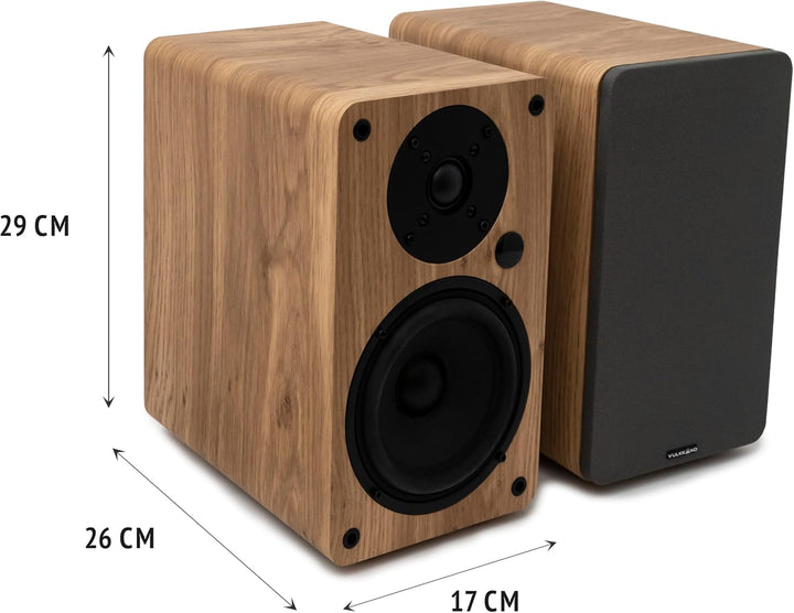 VULKKANO A5 ARC Aktivlautsprecher mit 5.25" Woofer, Bluetooth 5.0, HDMI ARC, Optica, RCA, USB, mit S