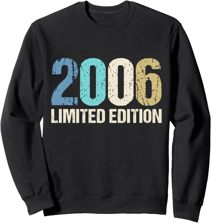 18. Geburtstag Junge Mädchen 18 Jahre 2006 Lustig Geschenk Sweatshirt