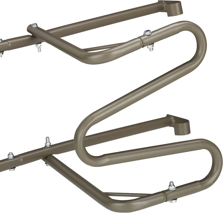 Relaxdays Müllpresse, Müllverdichter Hausmüll, Restmüll & Papier, Müllstampfer, manuelle Hausmüllpre