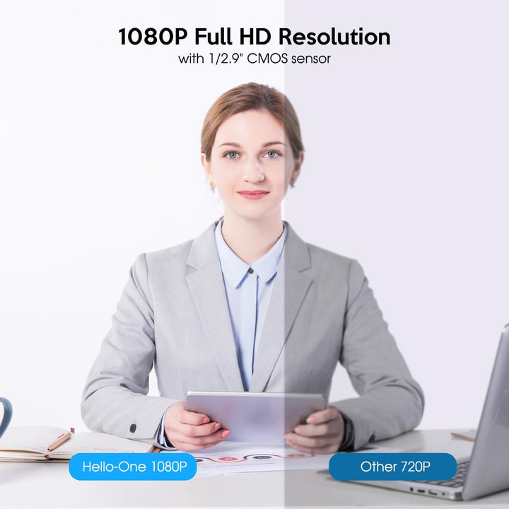 TOALLIN 1080P-Webcam für Windows Hello Face Login, Gesichtserkennungs-IR-Kamera und Windows Hello-ko