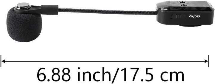 2,4G Wireless 360° Rotation Kondensator Saxophon Mikrofon Pickup System für Gitarre Violine Akkordeo