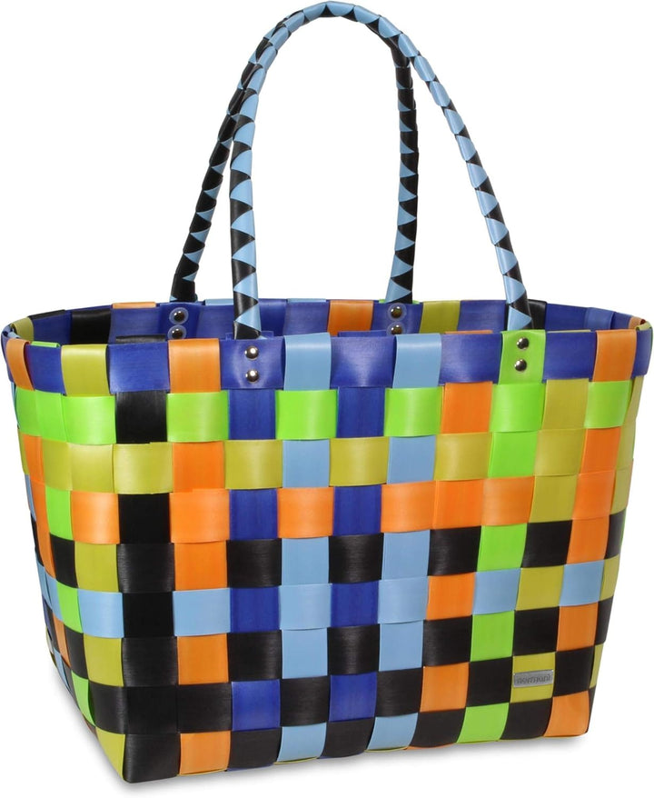 normani Einkaufstasche geflochten mit Henkeln - Tragetasche extra robust Farbe Classic/Millennium Cl