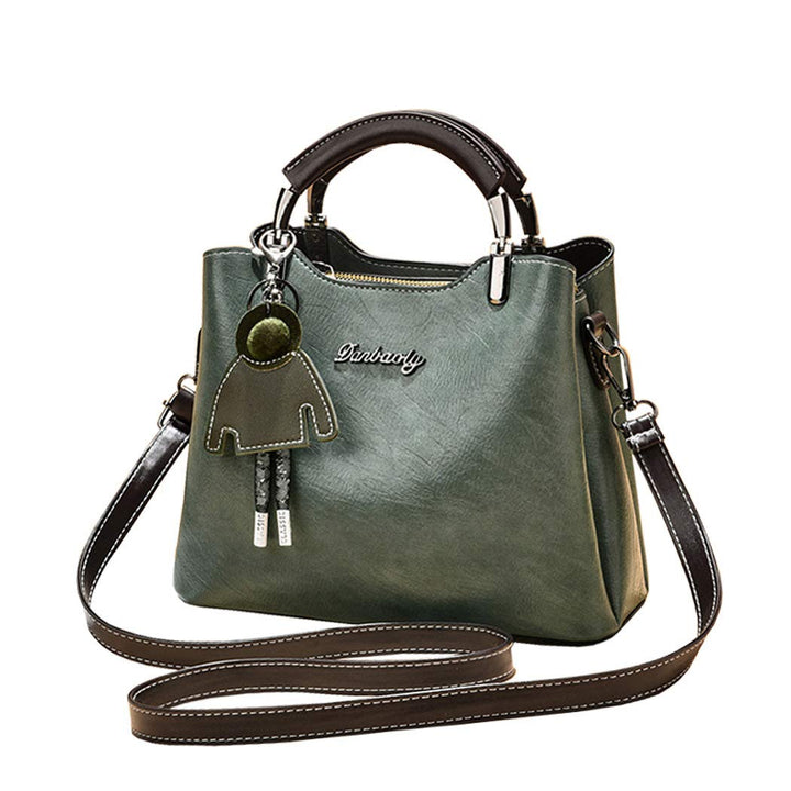 BUKESIYI Damen Tasche Umhängetasche Handtasche Frauen Klein Schultertasche Weekender Lack PU Leder C