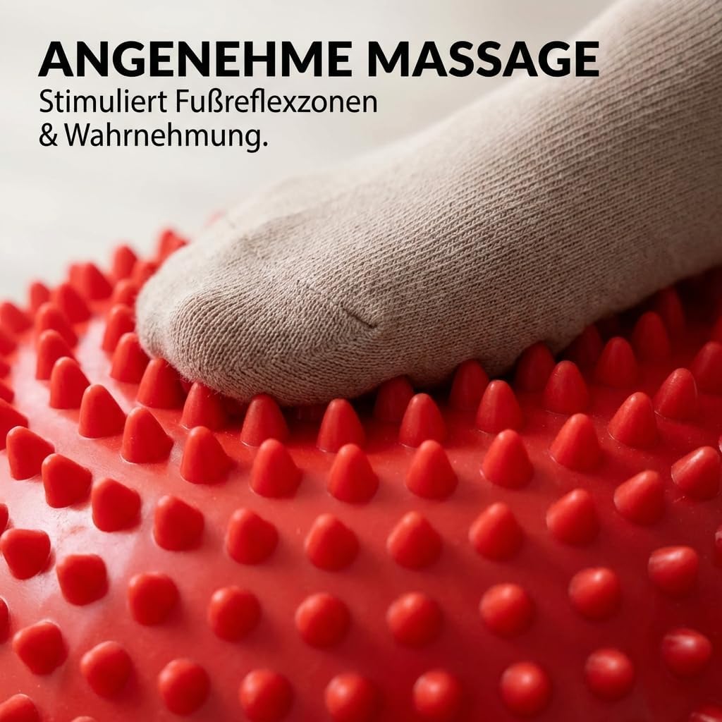 Balance Igel, 2er Set rot, rot