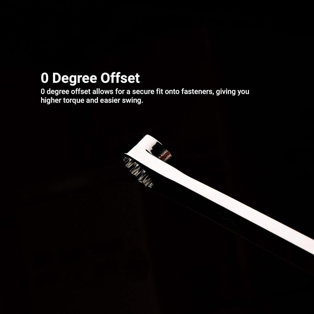 Capri Tools 0 Grad gekröpfter extra langer Steckschlüsselsatz, SAE, 1/4-3/4 Zoll, 8 Grössen, 5-teili