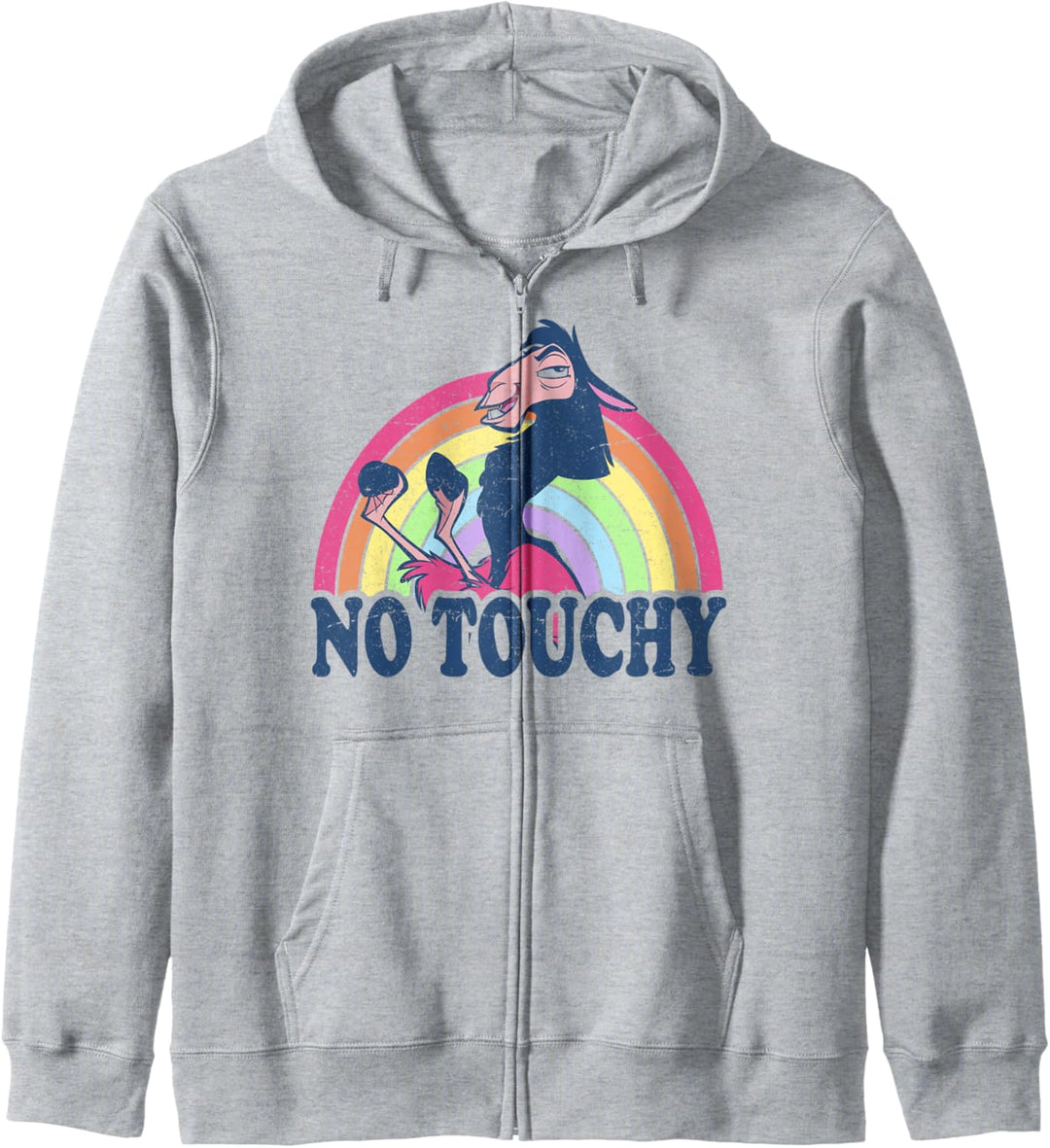 Disney The Emperor's New Groove Kuzco Rainbow No Touchy Kapuzenjacke