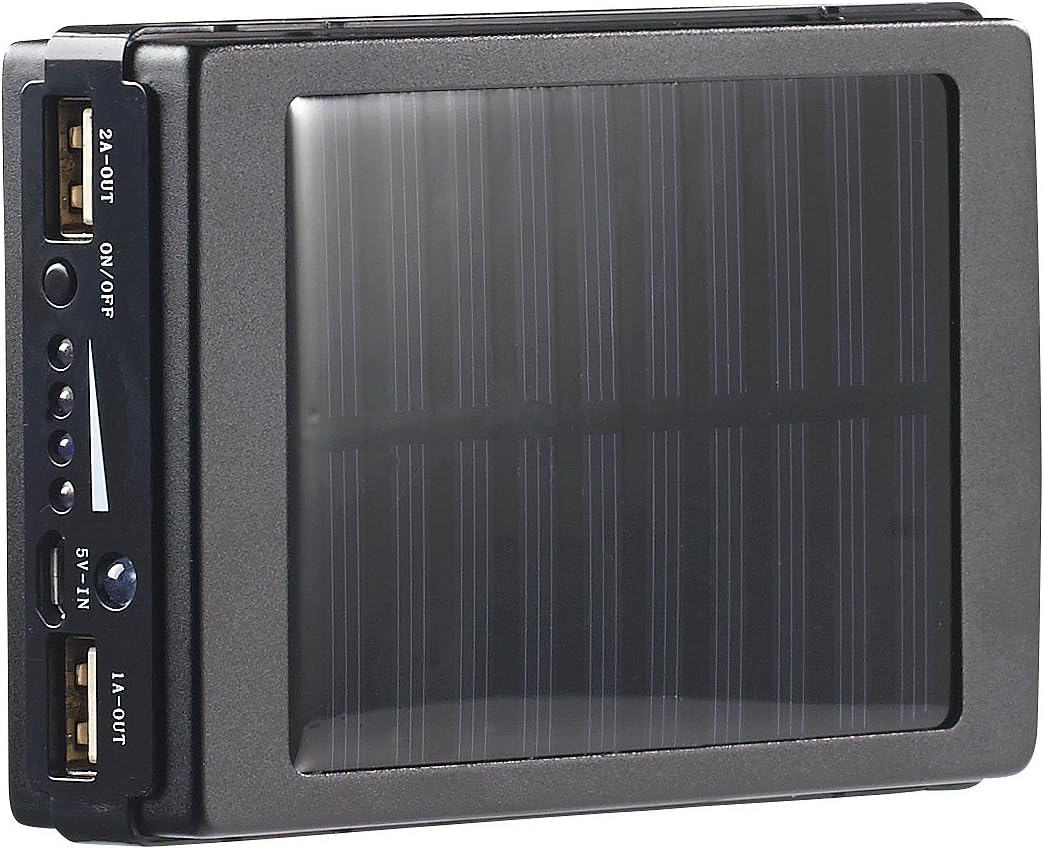 revolt Taschenlampe Solar: 2in1-Solar-Powerbank mit Campingleuchte, 11.000 mAh, 20 LEDs, 240 lm (Sol