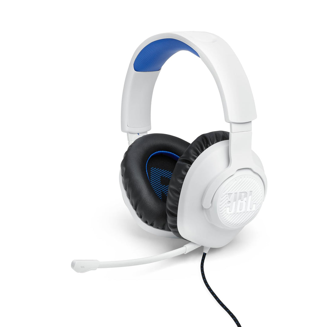 JBL Quantum 100P Over-Ear-Gaming-Headset – Wired 3,5 mm Klinke – Mit abnehmbarem Boom-Mikrofon – Kom