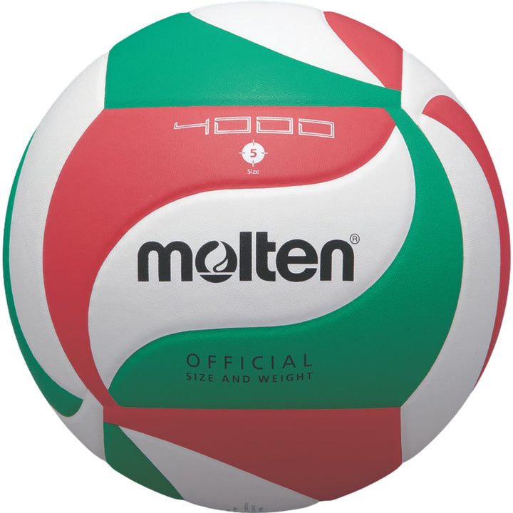 Molten Volleyball 5 Weiss/Grün/Rot, 5 Weiss/Grün/Rot