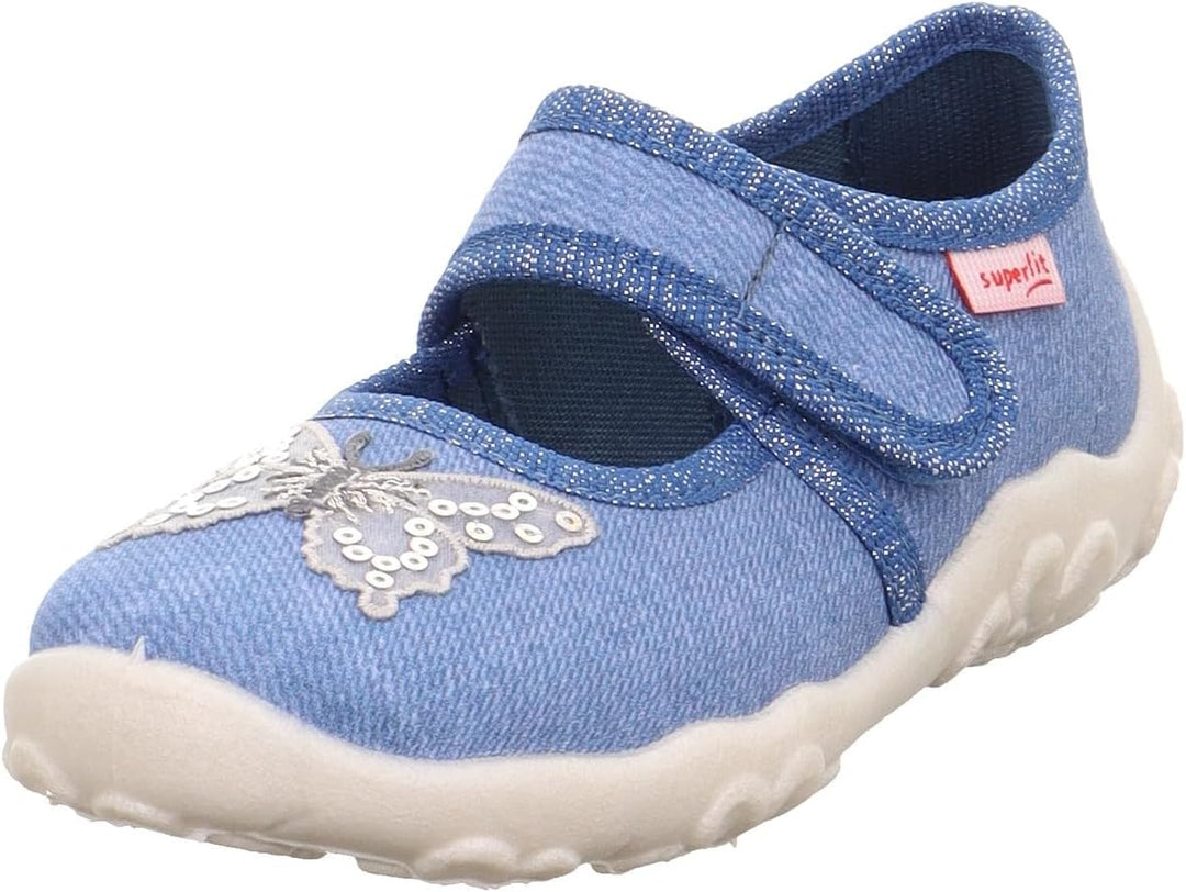 Superfit BONNY Hausschuhe 1-000280 Mädchen 23 EU Blau 8050, 23 EU Blau 8050