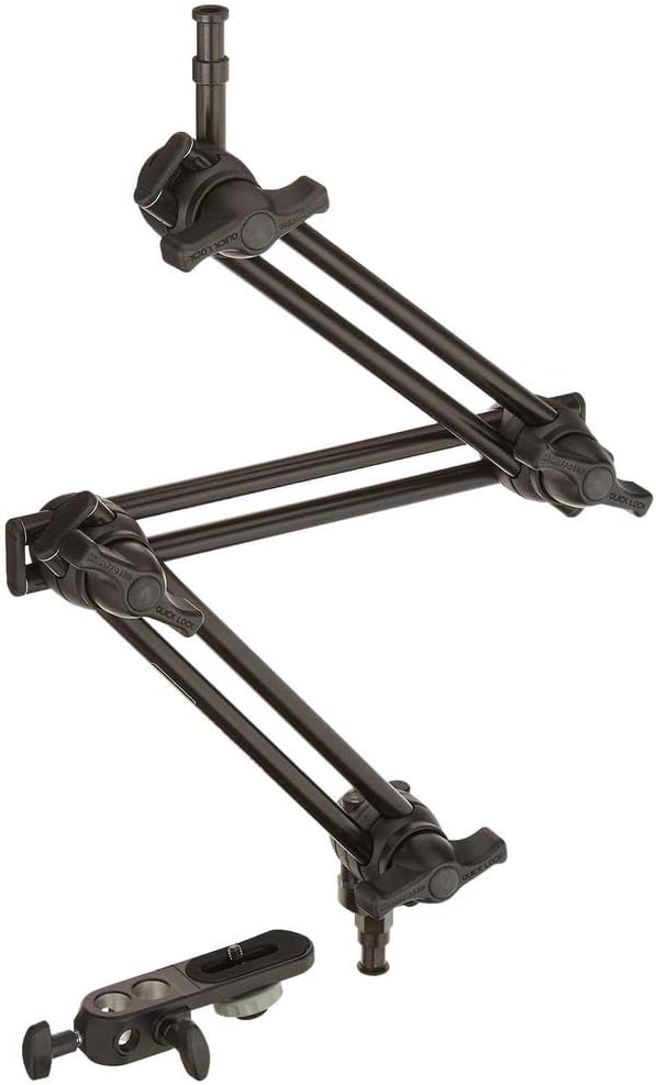 Manfrotto Gelenkarm Dopp 3-tlg, + 143Bkt 3-tlg Single, 3-tlg Single