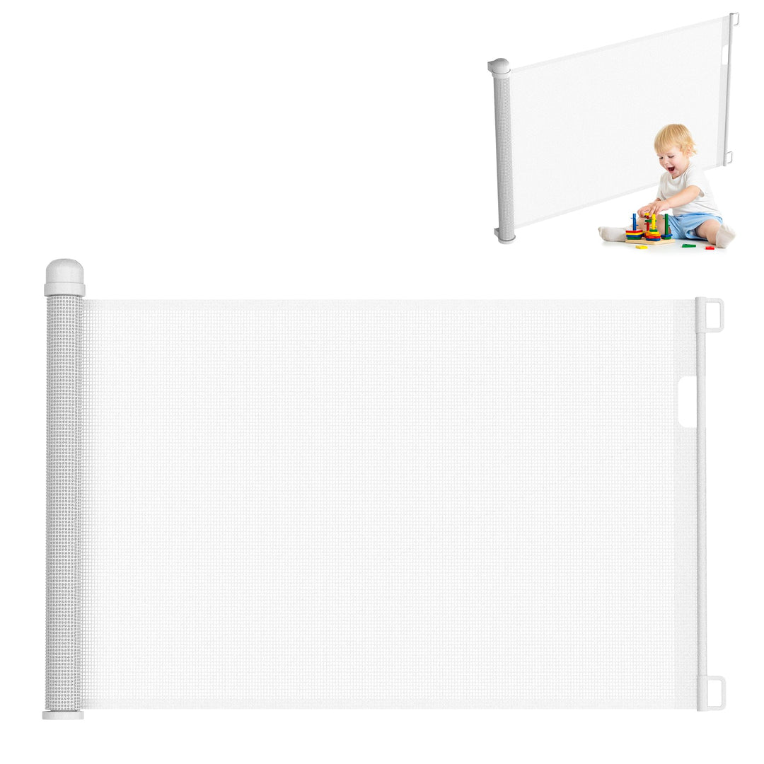 UISEBRT Türschutzgitter Ausziehbar 0 -150cm, Treppenschutzgitter für Baby und Pelztiere, Kinder Schu