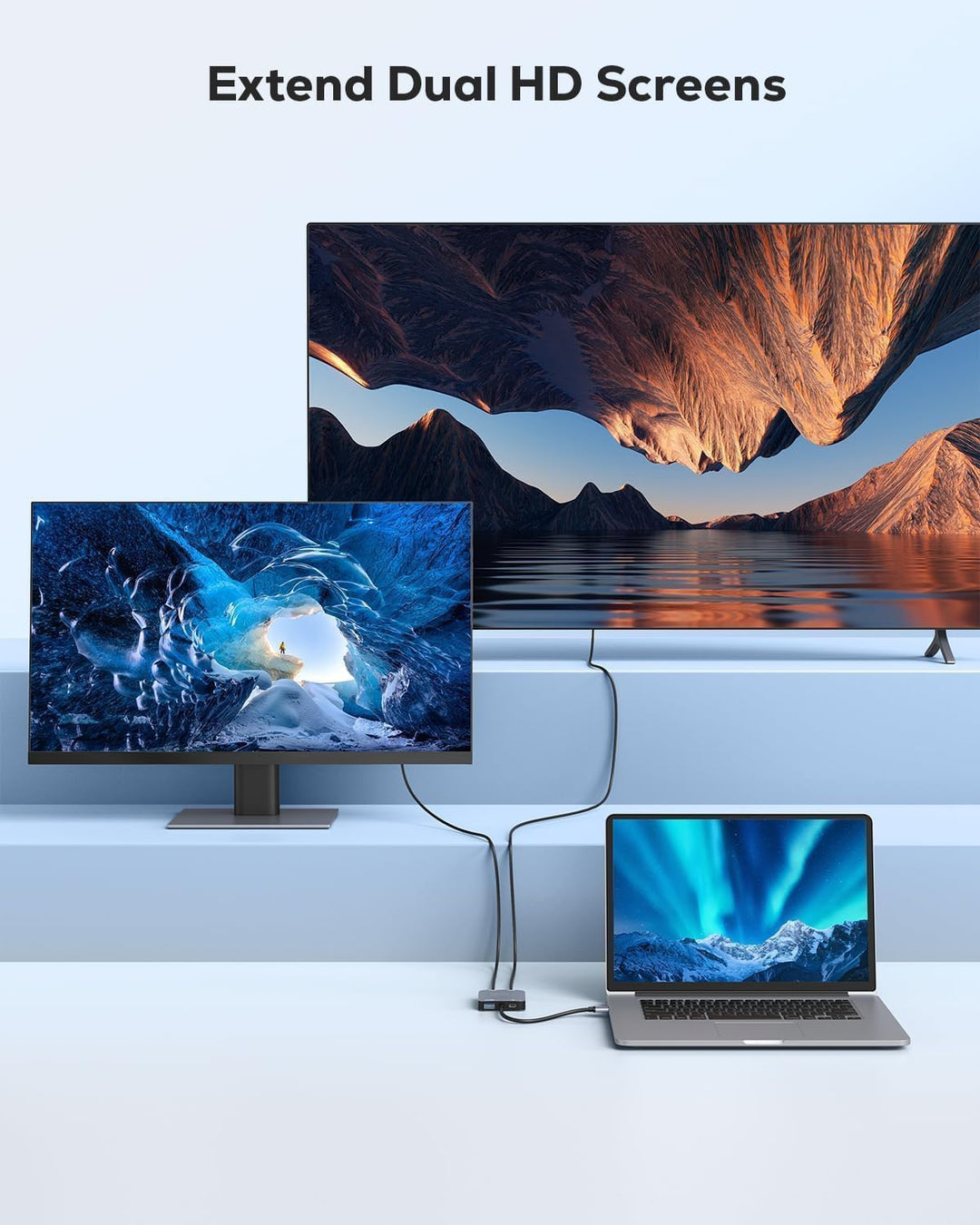 ABLEWE USB 3.0 USB Hdmi Adapter, HDMI zu USB Audio Video Grafikkonverter Kabel für Laptop Monitor De
