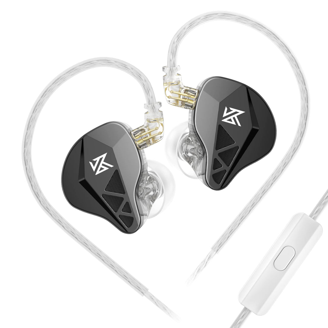 Yinyoo KZ EDXS IEM Kopfhörer mit hochauflösender Klangqualität, exquisite 3D-Metall-Frontplatte, In-
