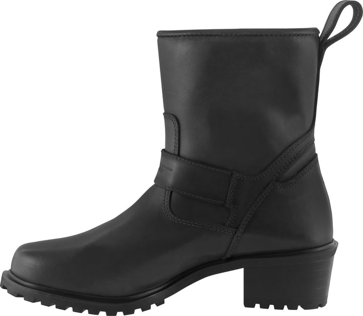 Bogotto Valencia wasserdichte Damen Motorrad Stiefel, schwarz, 39, Schwarz 39 EU