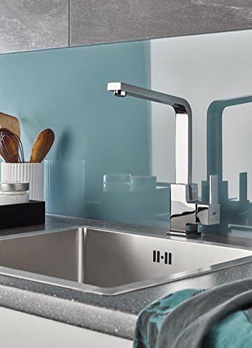 GROHE Sail Cube | Küchenarmaturen | Einhand Spültischarmatur | Schwenkbereich von 360° für ein Höchs