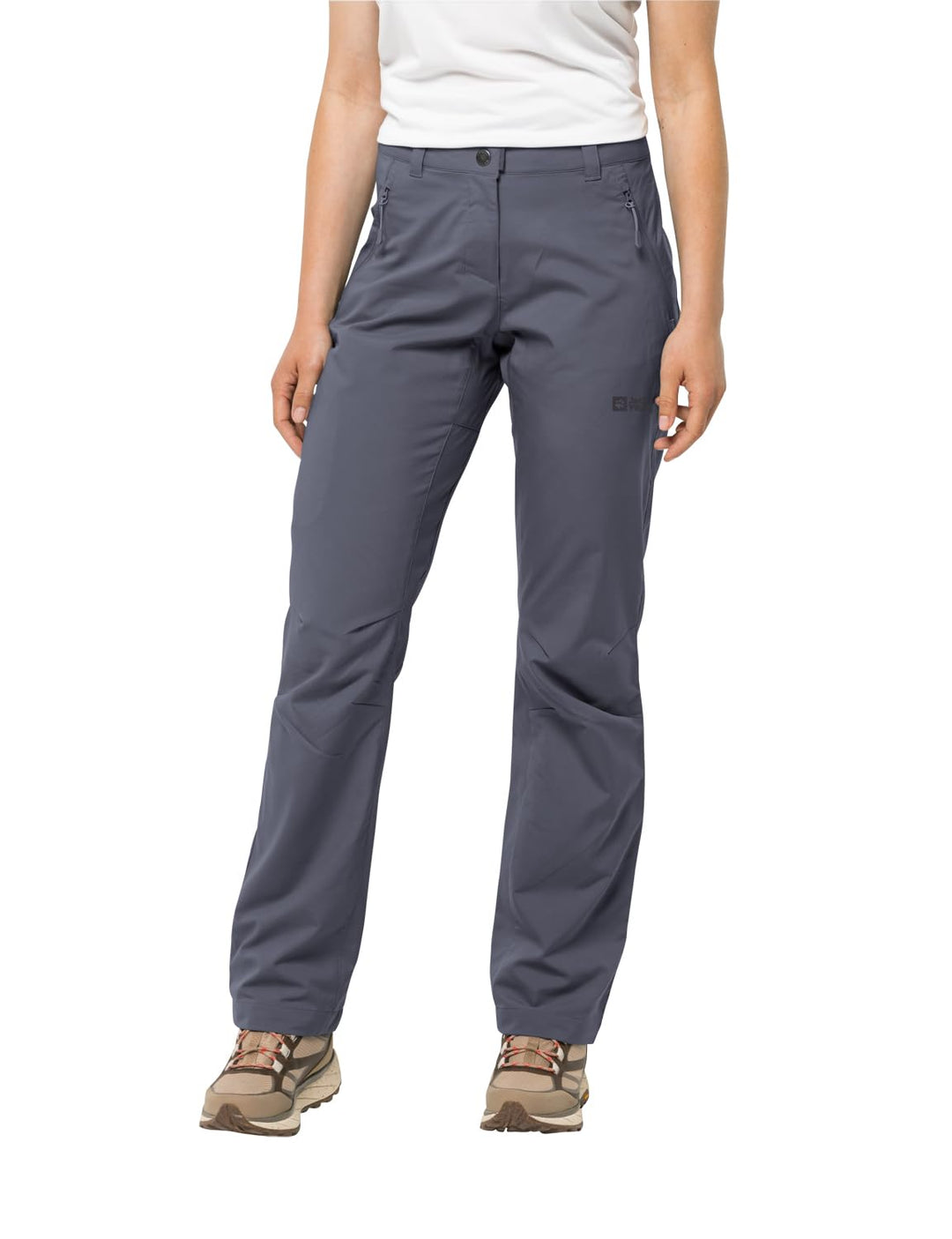 Jack Wolfskin Damen Wanderhose Active Track Pants W 36 Dolphin, 36 Dolphin